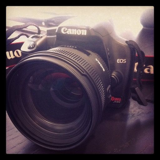 Photo of a camera