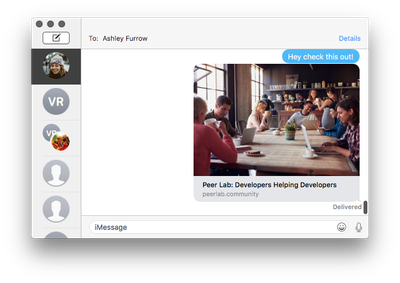 iMessage expansion