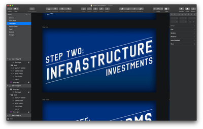 Sketch screenshot of final work