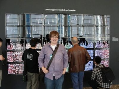 Photo of (a younger) me at WWDC 2010.
