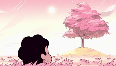 A tree on a hill